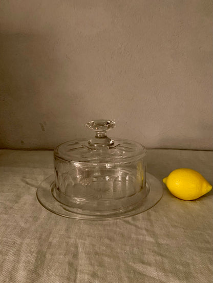 Crystal Glass Bell with Underplate