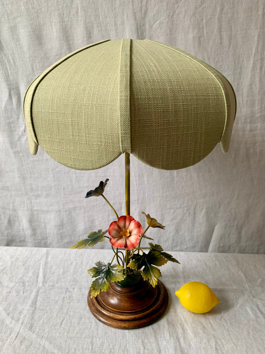 French 1930's Flower Lamp