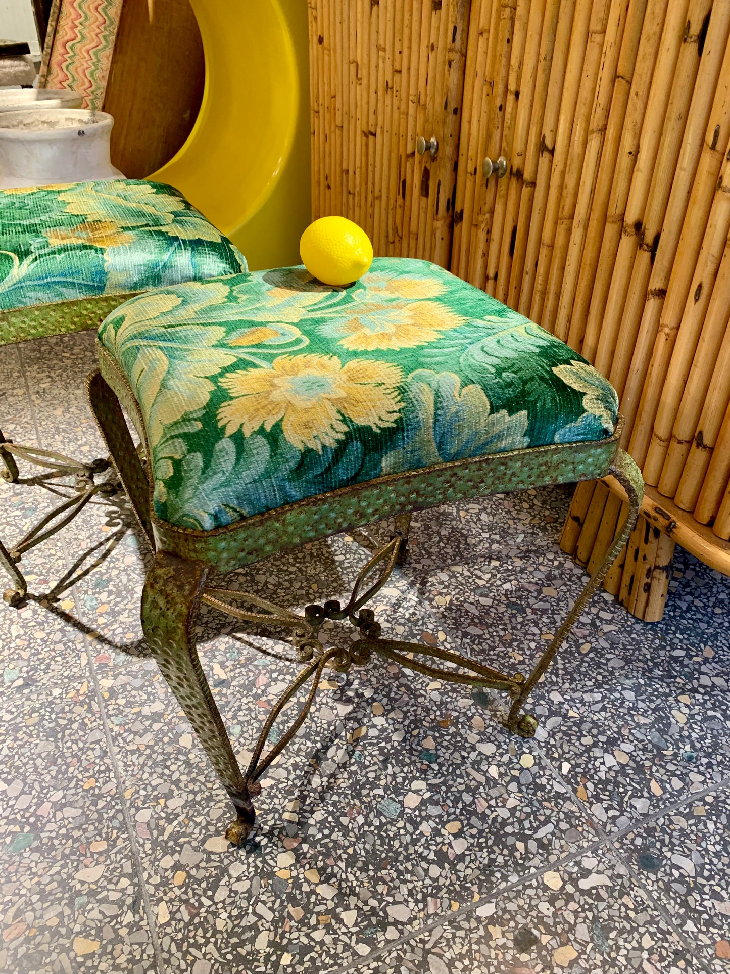 Pair of Italian Vintage Stools