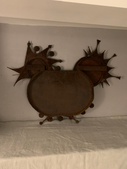 Vintage Wrought Iron Bird, 1970s