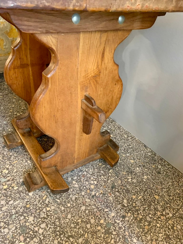 Rustic Chunky Oak Table