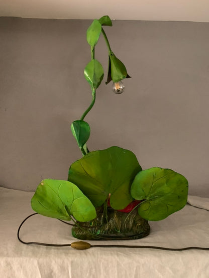 French "Leda and the Swan" Table Lamp