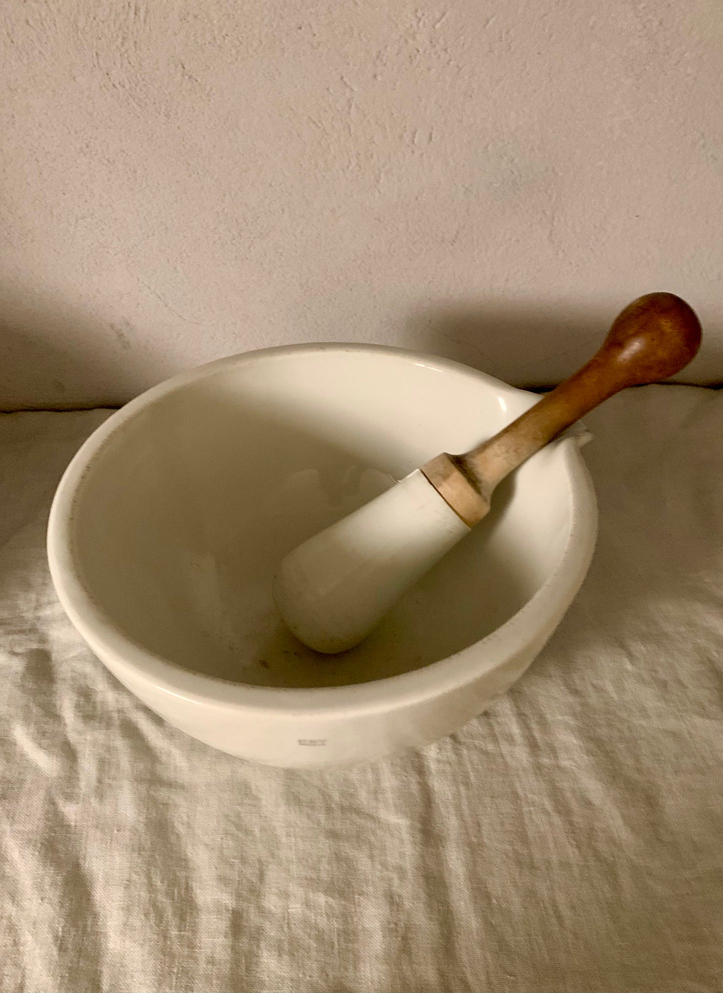 Vintage Porcelain Mortar