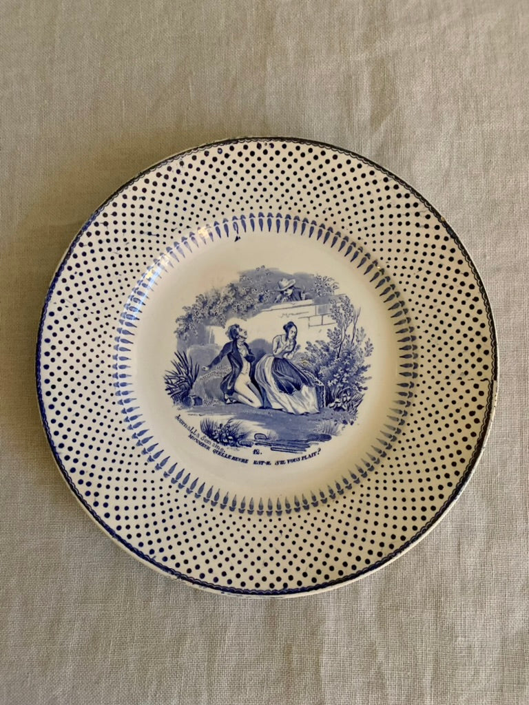 19th Century Earthenware Plate