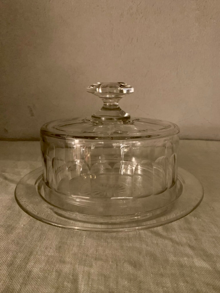 Crystal Glass Bell with Underplate