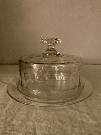Crystal Glass Bell with Underplate