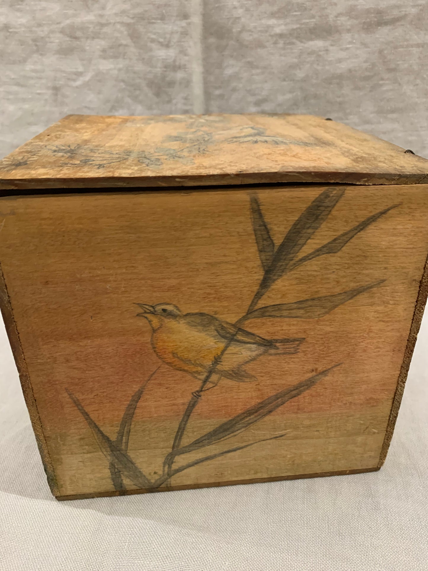 Decorated Tea Box