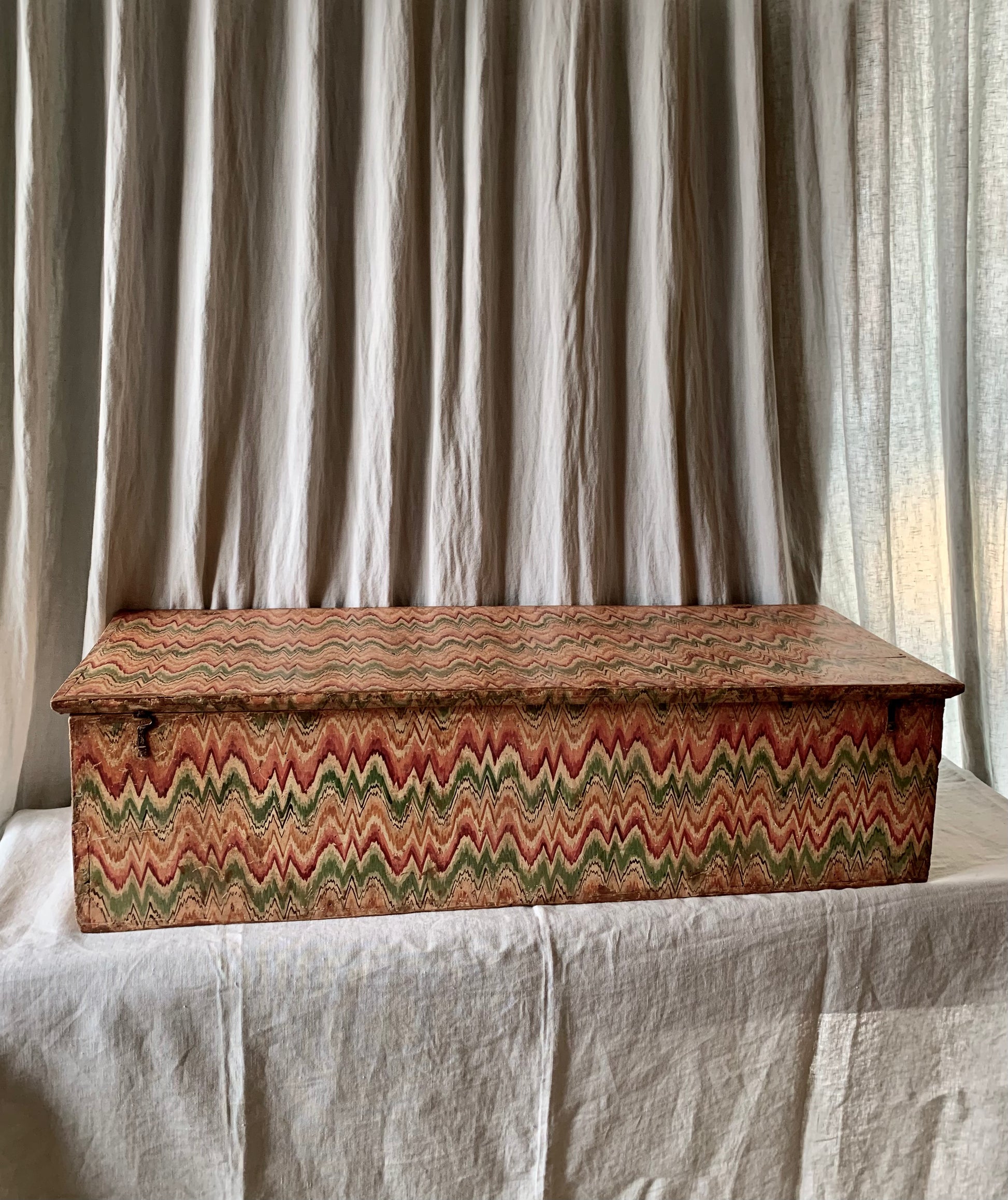 18th Century Italian Chest with Painted Decoration – Monsieur Lars