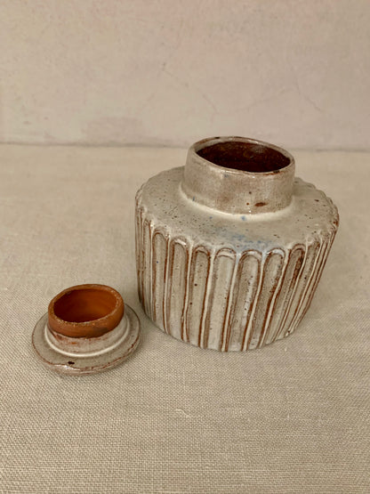 Ceramic Lidded Jar, by Gertrud Vasegaard