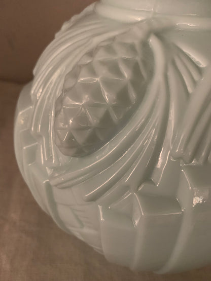 1930s Opal Glass Vase