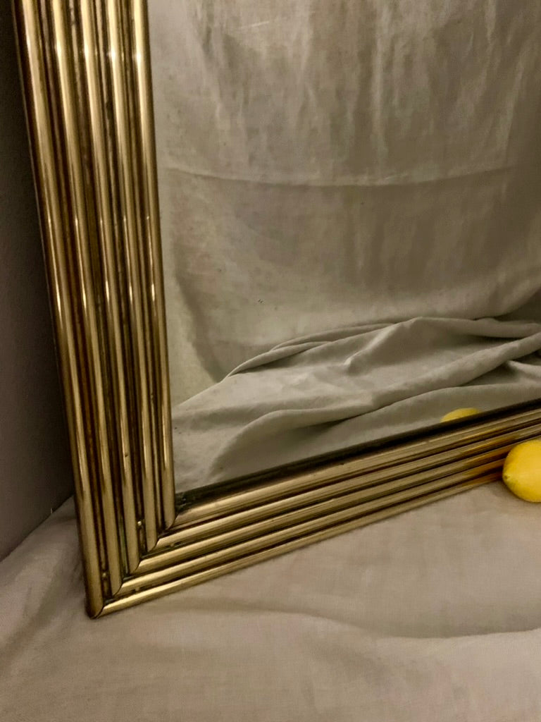 French Brass Bistro Mirror