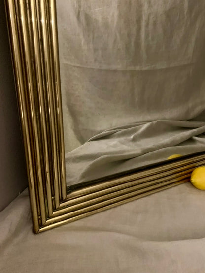 French Brass Bistro Mirror