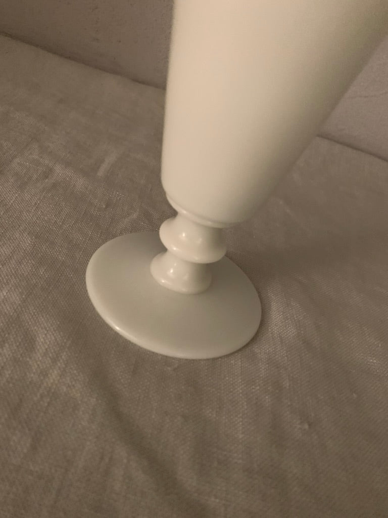 Antique French Cone Glass Vase