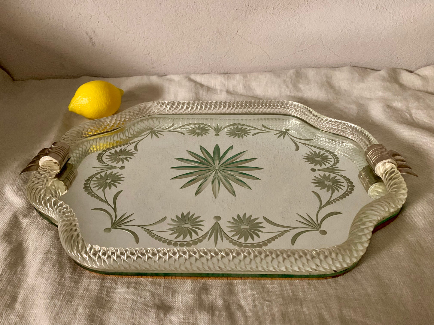 Vintage Murano Glass Tray
