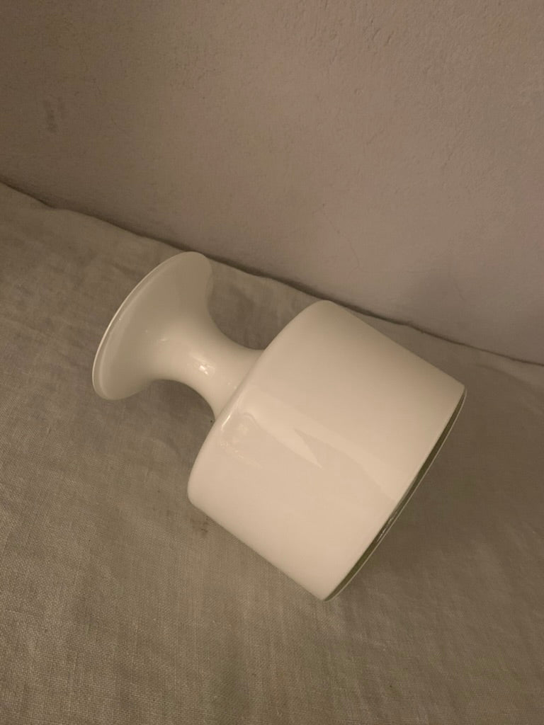 Vintage White Holmegaard "Carnaby" Vase