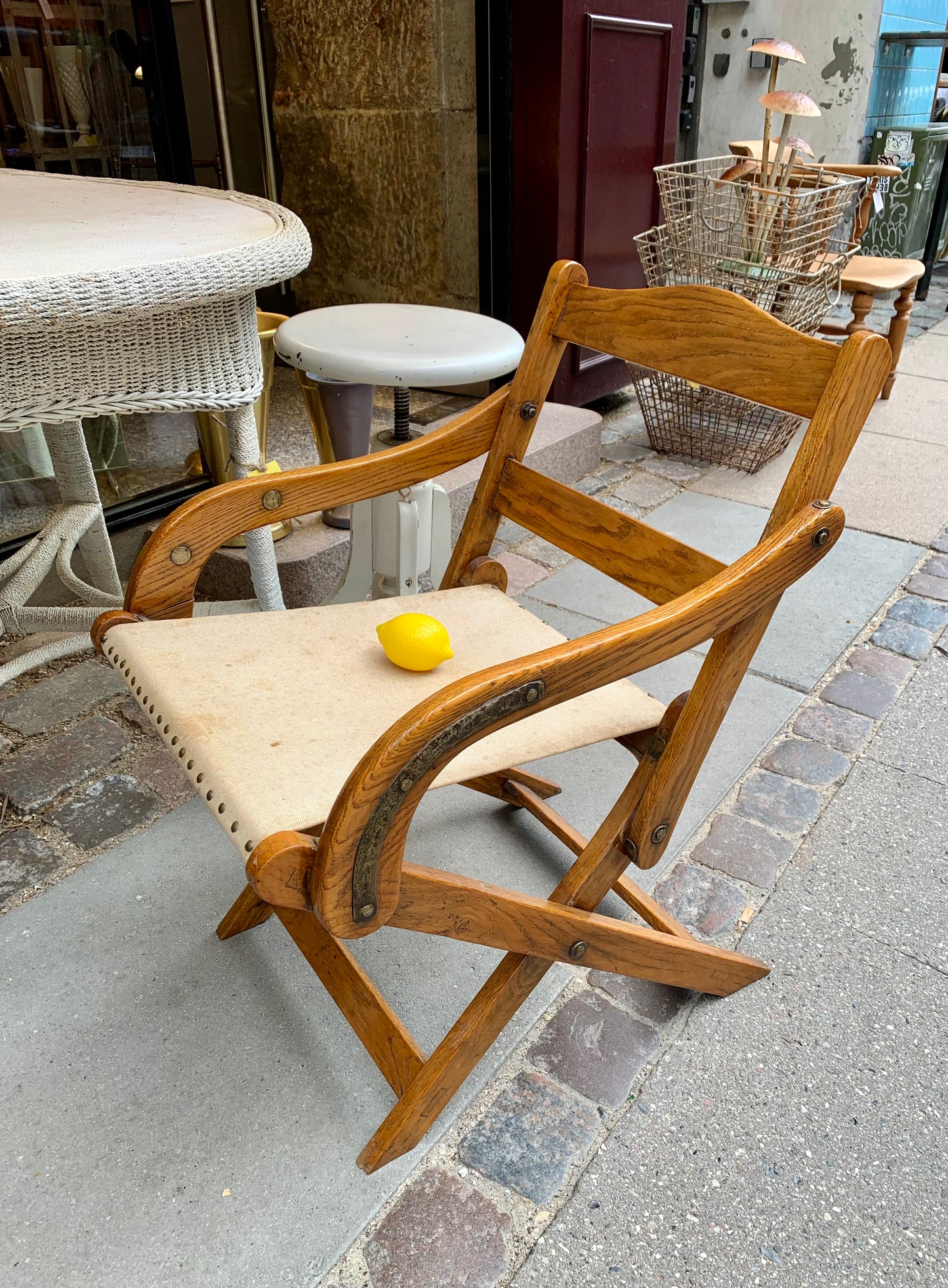 Oak Wood Folding Chair