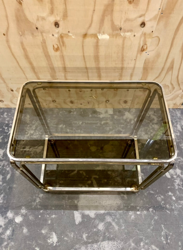 1970s Golden Drinks Trolley