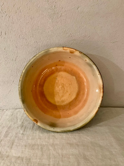 Clay Bowl with Dripping Glaze