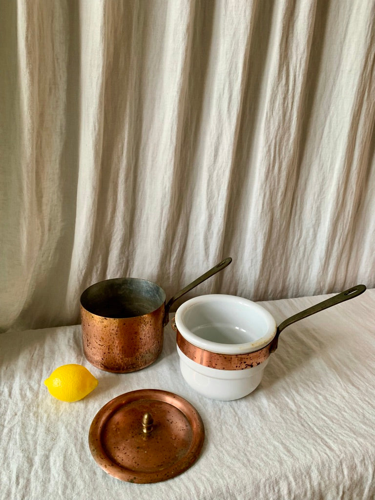 Copper Bain-Marie - Pot for Water Bath