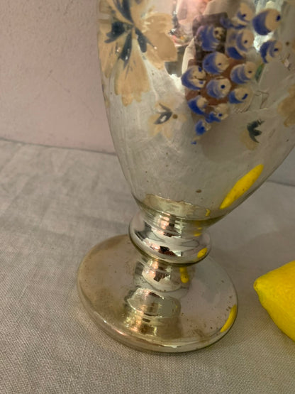 Large Poor Man's Silver Vase