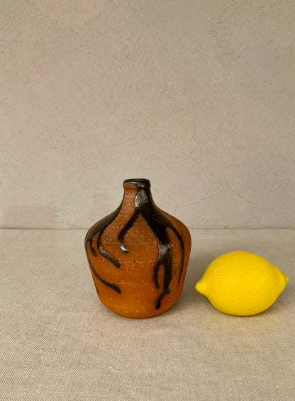 Ceramic Vase with Running Glaze, by Gertrud Vasegaard