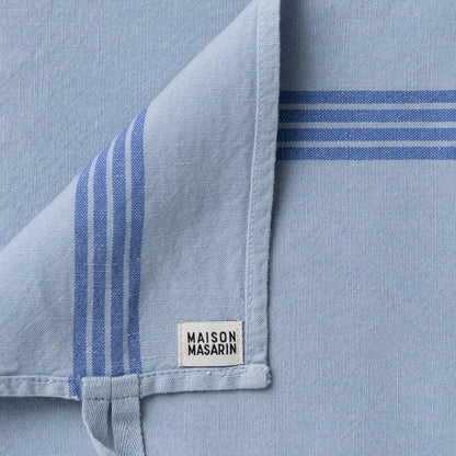 Tea Towel: Horizon / Blue stripes