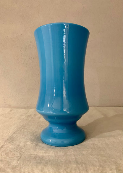 Vintage Large Opal Glass Vase