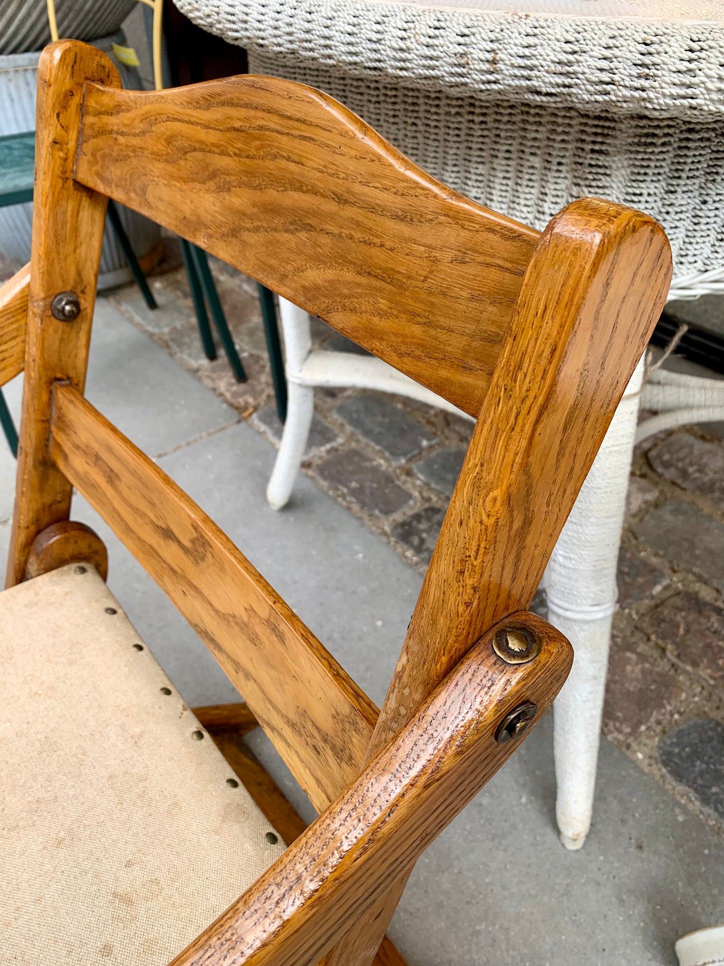 Oak Wood Folding Chair