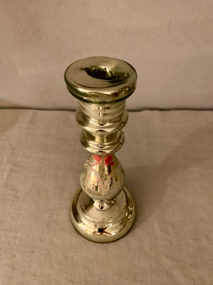 Poor Man's Silver Glass Candle Stick