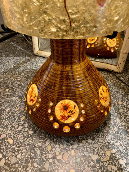 French 1970's Ceramic/Resin Floor Lamp