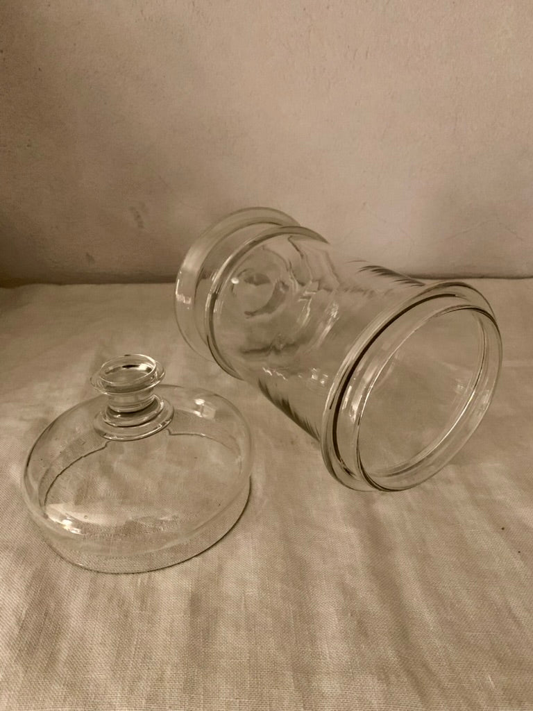 French Apothecary Glass Jar