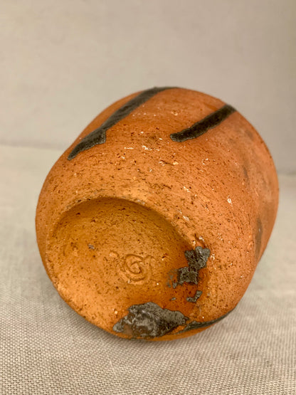 Ceramic Vase with Running Glaze, by Gertrud Vasegaard