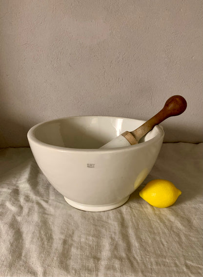 Vintage Porcelain Mortar