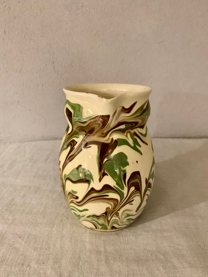 Glazed Clay Pitcher