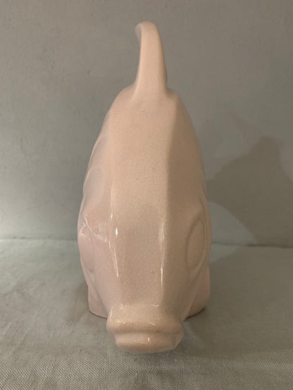 Art Deco Pink Ceramic Fish