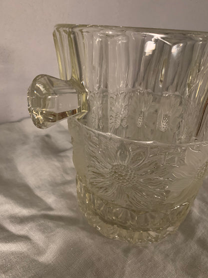 Decorated Glass Champagne Cooler