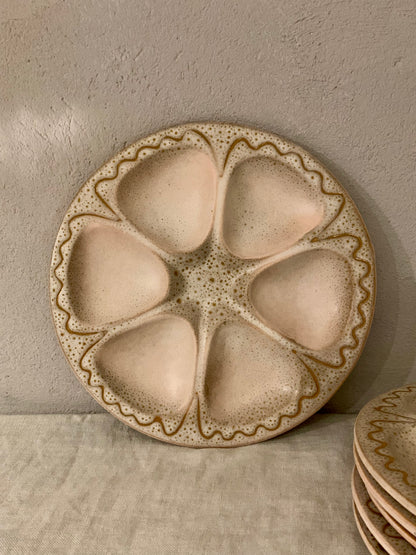 1960s Ceramic Oyster Plate - Austruy