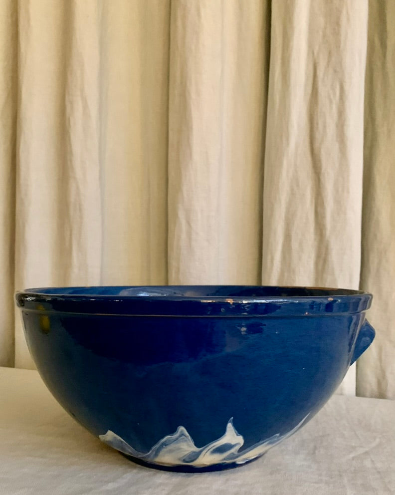 Vintage Glazed Ceramic Bowl