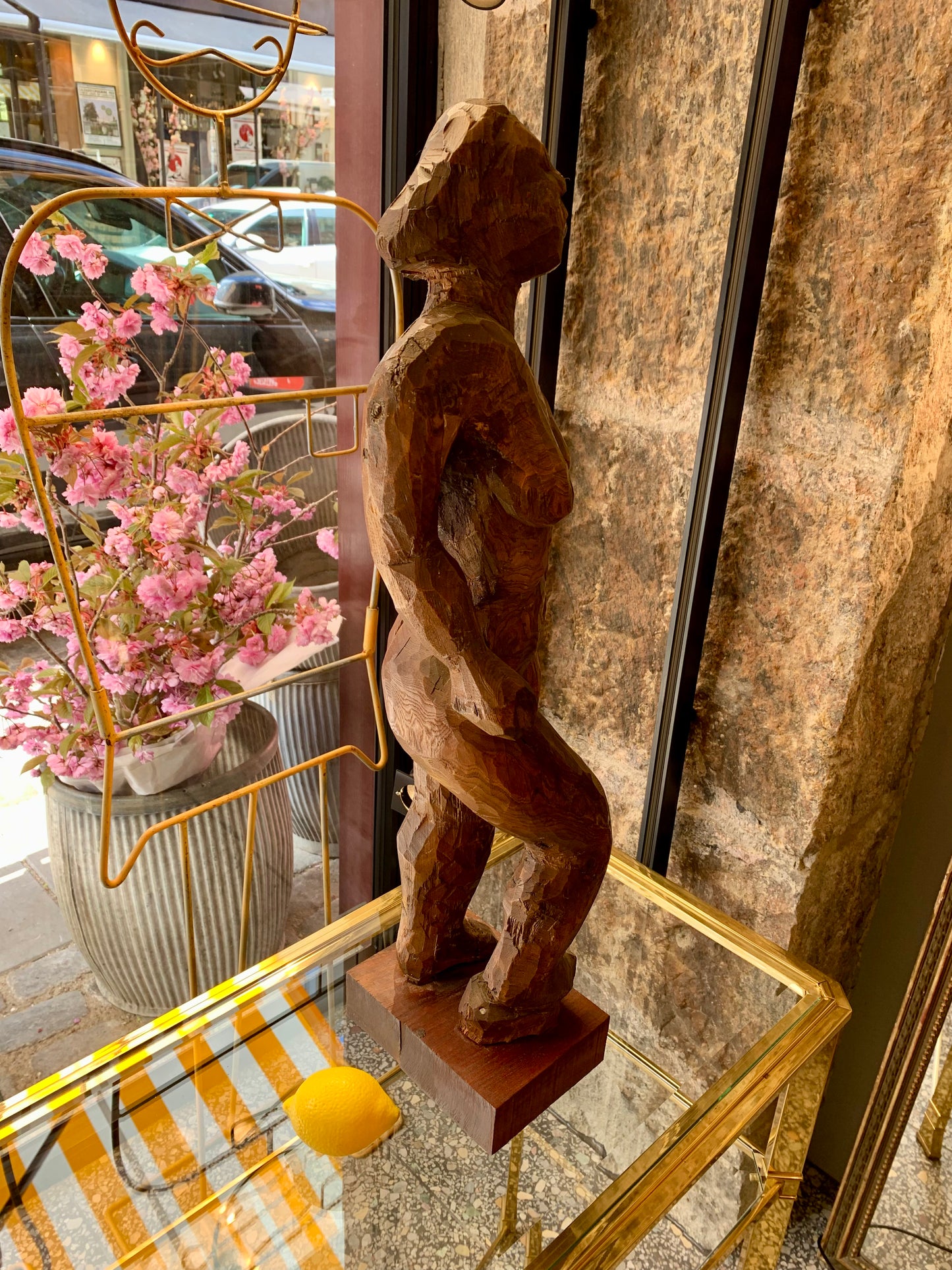 Hand-carved Wooden Sculpture