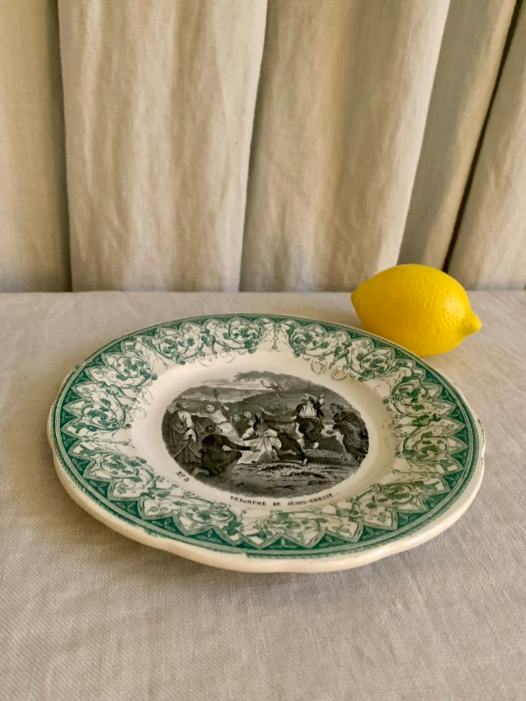 19th Century Earthenware Plate