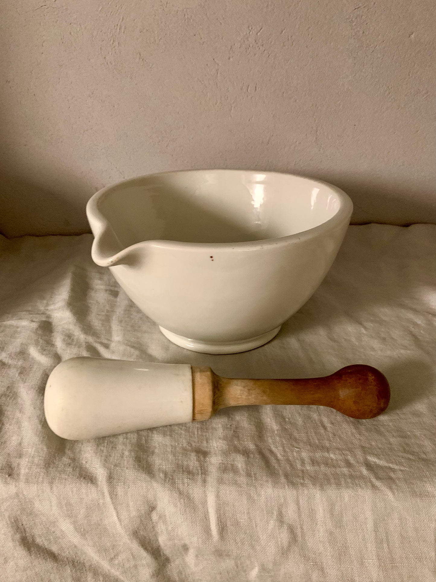 Vintage Porcelain Mortar