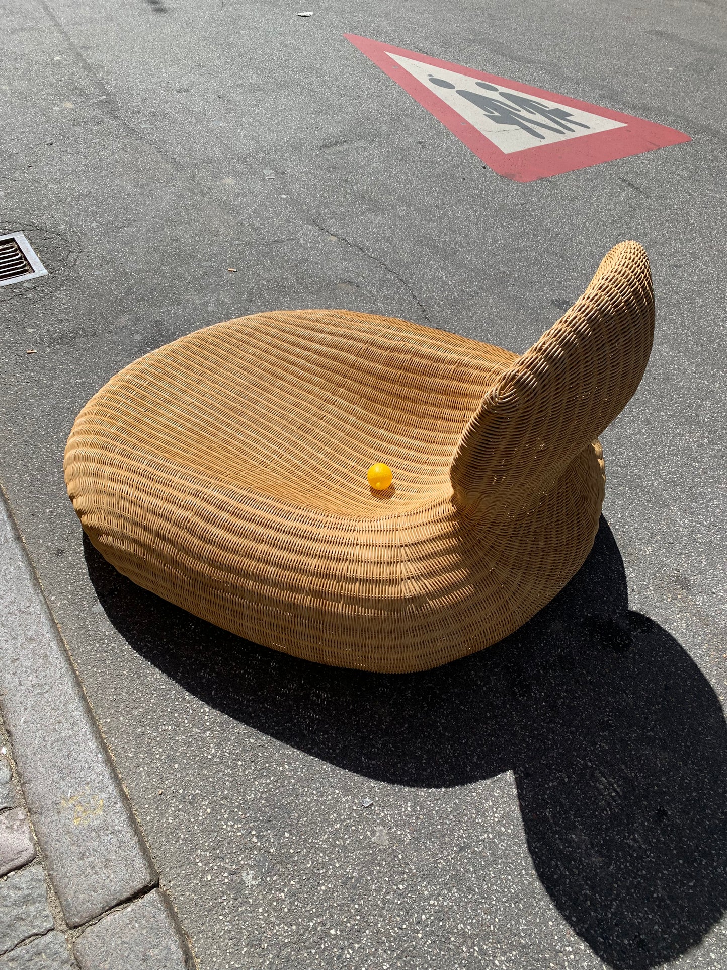 Vintage IKEA Rattan Lounge Chair "Storvik" by Carl Öjerstam