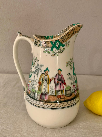 Pitcher with Chinoiserie Motive