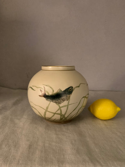 Round Vase from Lyngby Porcelæn