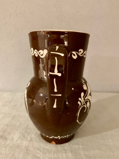 Brown Decorated Pitcher