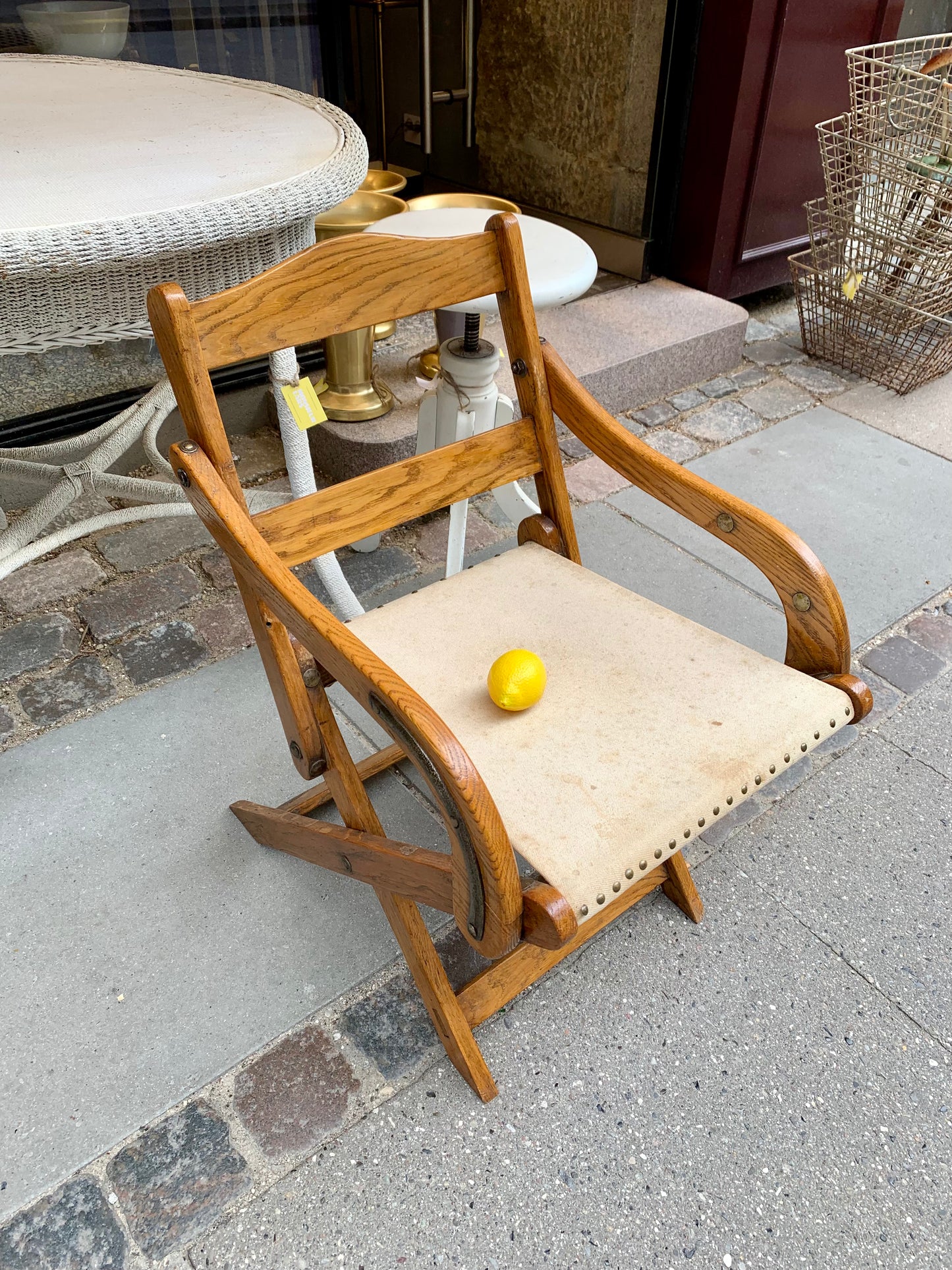 Oak Wood Folding Chair