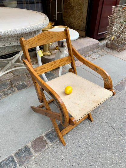 Oak Wood Folding Chair