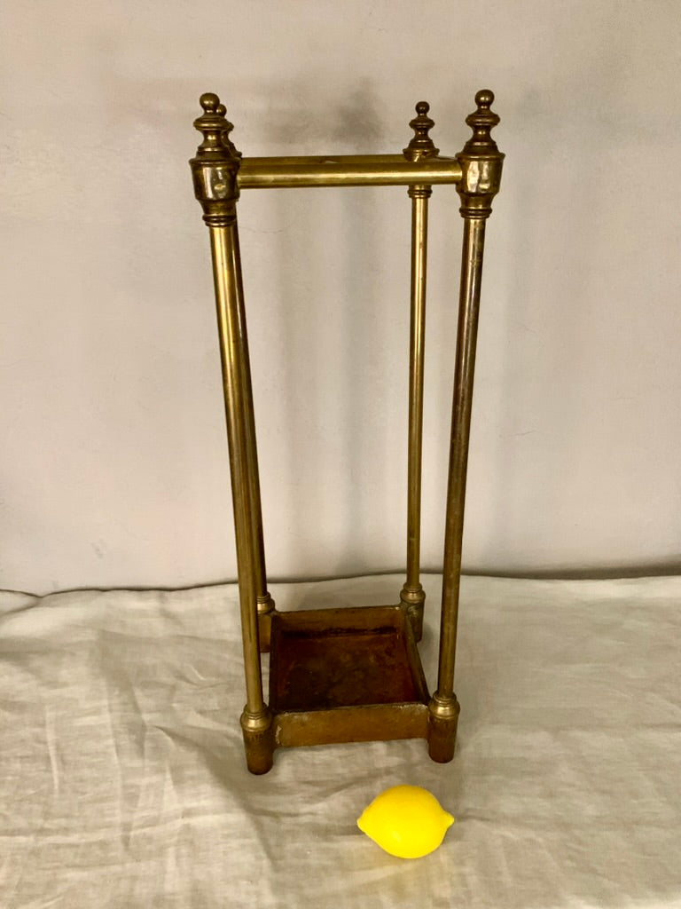 French Brass Umbrella Stand