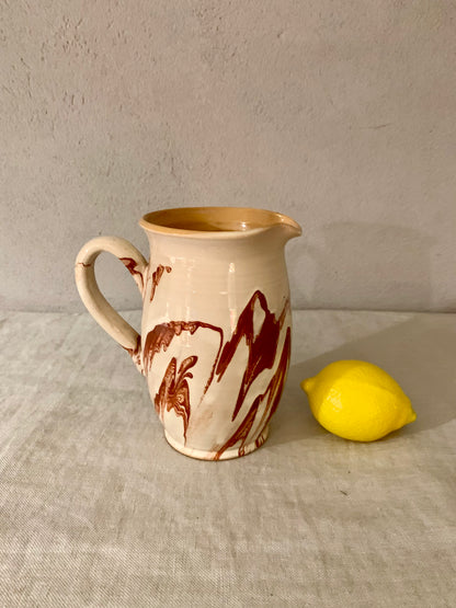 Glazed Clay Pitcher