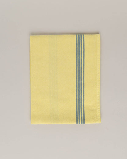 Tea Towel: Limoncello / Blue stripes